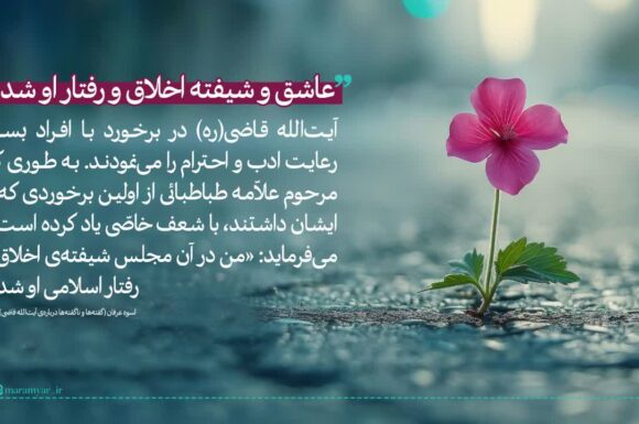 عکس نوشت| عاشق و شیفته اخلاق و رفتار او شدم