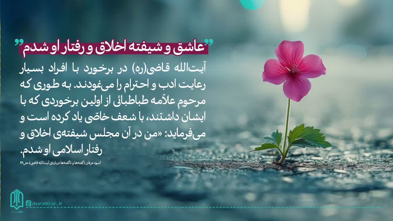 عکس نوشت| عاشق و شیفته اخلاق و رفتار او شدم